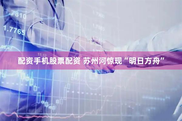 配资手机股票配资 苏州河惊现“明日方舟”